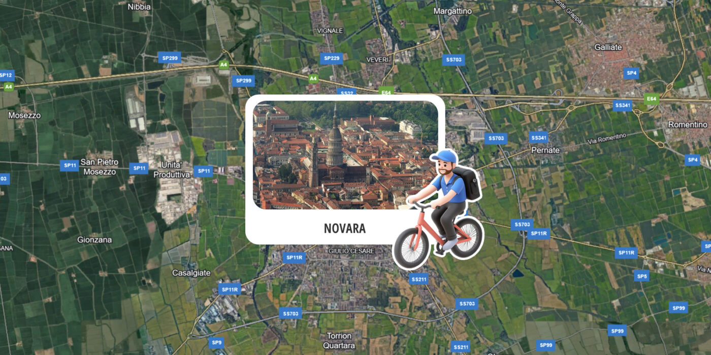 Mappa e foto di Novara